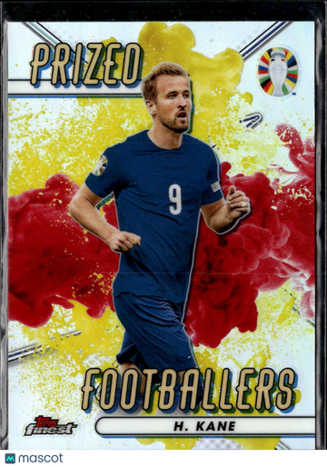 Harry Kane 2024 Topps Finest Road to UEFA Euro 2024 Prized Footballers England