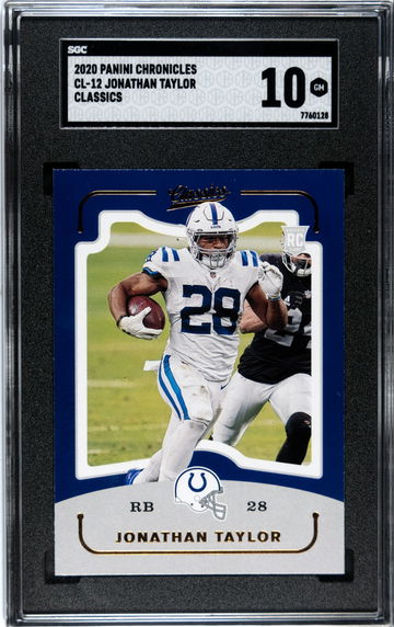 2020 Panini Chronicles Classic CL-12 Jonathan Taylor SGC 10