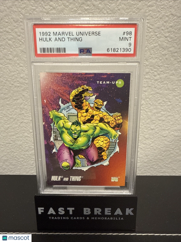 Marvel Universe Hulk And Thing #98 PSA 9