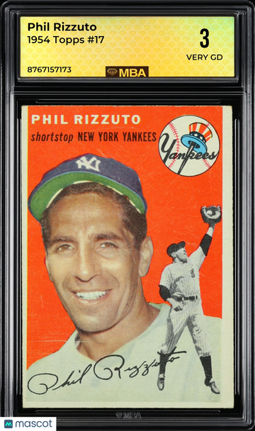 1954 Topps Phil Rizzuto #17 MBA 3