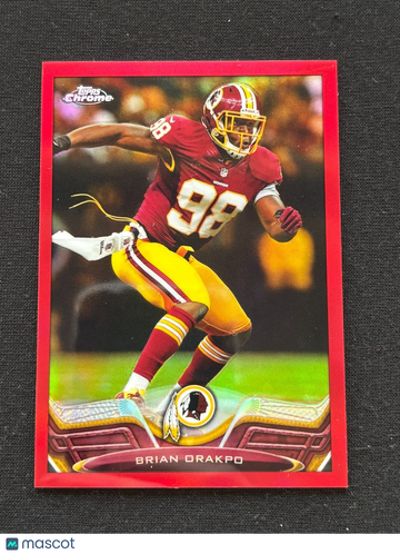 2013 Topps Chrome Brian Orakpo Red Refractor