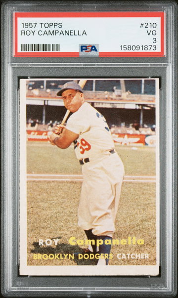 1957 Topps Roy Campanella #210 PSA 3