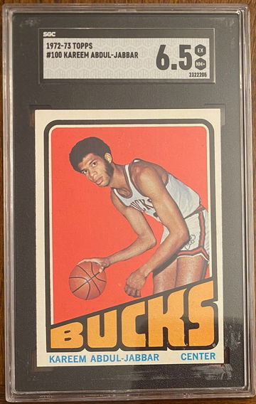 Kareem Abdul-Jabbar - 1972-73 Topps - SGC 6.5