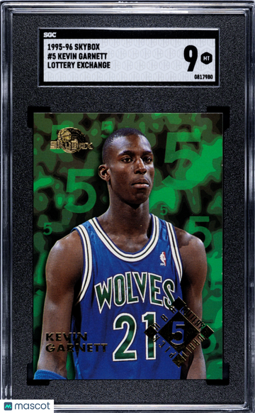 1995 Skybox Kevin Garnett #5 Lottery Exchange SGC 9