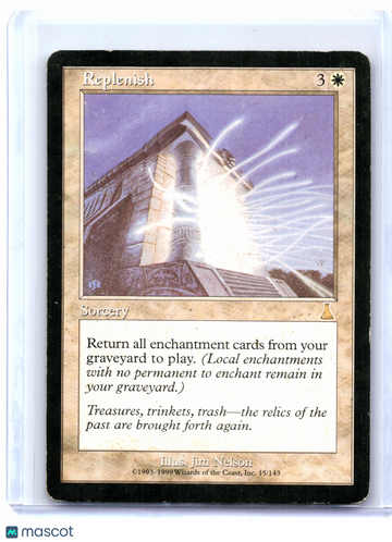 1999 Magic: The Gathering—Replenish #15 Urza's Destiny—Rare Nonfoil [Heavily Played]