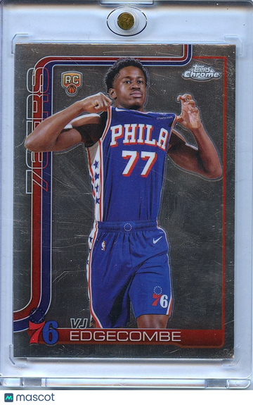 2025-26 Topps Chrome VJ Edgecombe #253 Rookie