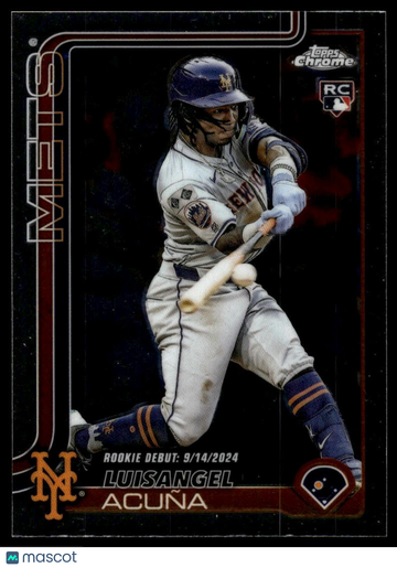 2025 Topps Chrome Update Luisangel Acuña #USC53 RC