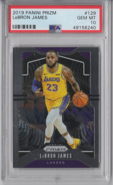 2019 Prizm LeBron James PSA 10