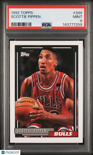 1992 Topps Scottie Pippen #389 PSA 9