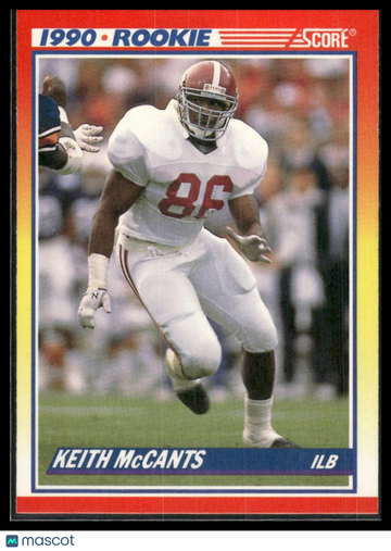 1990 Score Keith McCants #622 RC