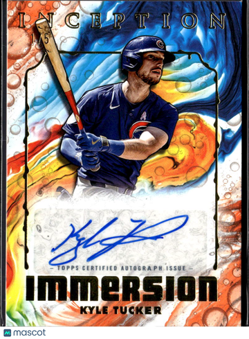 Kyle Tucker 2025 Topps Inception Immersion Auto Chicago Cubs