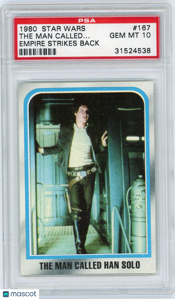 1980 Star Wars Empire Strikes Back The Man Called.. . #167 PSA 10