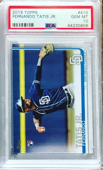 2019 Topps Series 2 Fernando Tatis Jr Rookie RC PSA 10 Qty