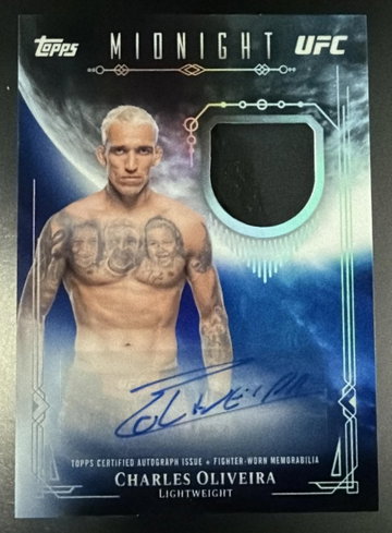2026 Topps Midnight VRA-CO Charles Oliveira Match-Used Relic Auto