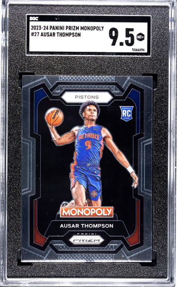 2023 Panini Prizm Monopoly Ausar Thompson #27 RC SGC 9.5