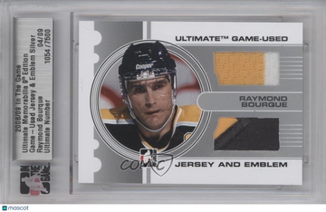 2008-09 In the Game Ultimate Memorabilia 9th Edition - Ultimate J Ray Bourque #_RABO [None] 4/9