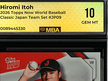 2026 Topps Now World Baseball Classic Hiromi Itoh #JP09 Japan Team Set MBA 10