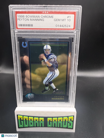 1998 Bowman Chrome Peyton Manning #1 PSA 10