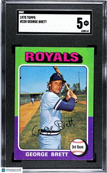 1975 Topps George Brett #228 SGC 5
