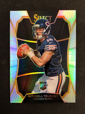 2016 Panini Select - Mitchell Trubisky - 2017 XRC Rookie Silver Prizm