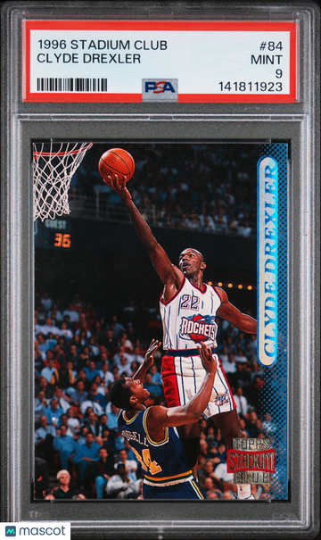 1996 Stadium Club Clyde Drexler #84 PSA 9