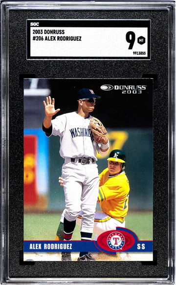 2003 Donruss #206 Alex Rodriguez SGC 9