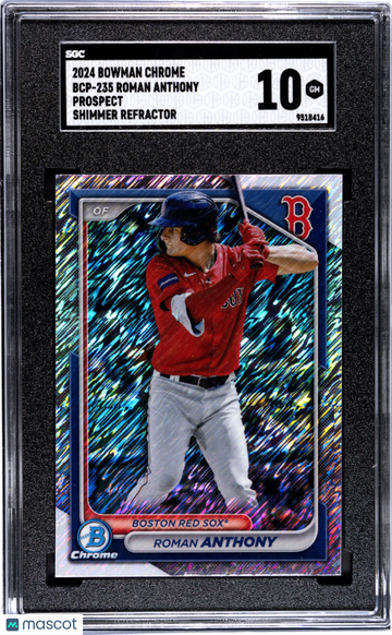 2024 Bowman Chrome Roman Anthony #BCP-235 Pros. Shim. Refractor SGC 10