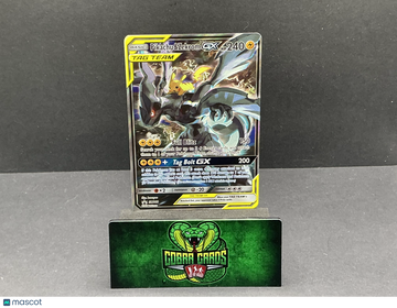 2019 Sun & Moon Pikachu & Zekrom GX Holo Black Star Promo #SM168