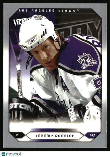 2005-06 Upper Deck Jeremy Roenick #222 2005-06 Upper Deck Victory Update Los Angeles Kings