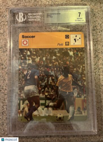 2018 Sportscaster Series 1 Pelé #117 Print Short BGS 7