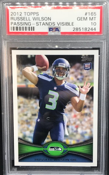 Russell Wilson 2012 Topps PSA 10