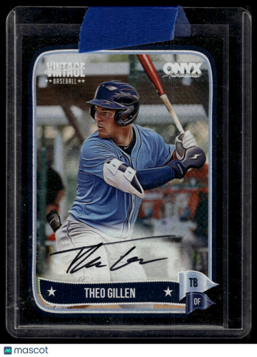 2024 Onyx Vintage Extended Theo Gillen #VATHGI Autographs Black SN AU