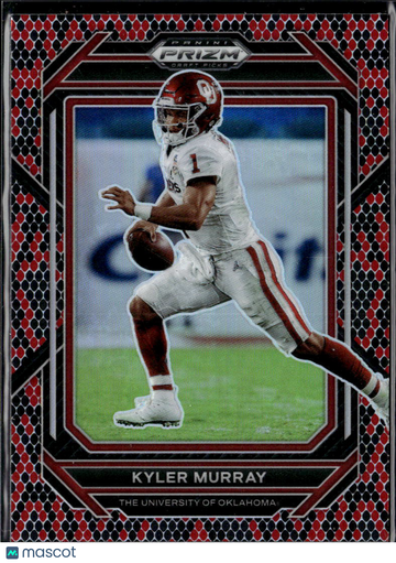 Kyler Murray 2023 Panini Prizm Draft Picks Red Snakeskin Oklahoma Sooners