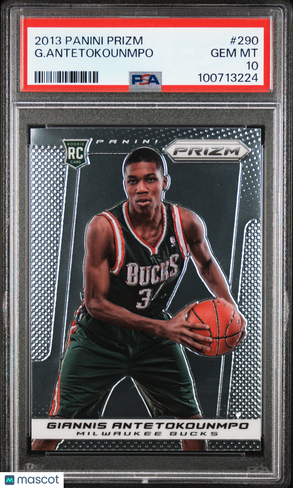 2013-14 Panini Prizm Basketball Giannis Antetokounmpo #290 RC