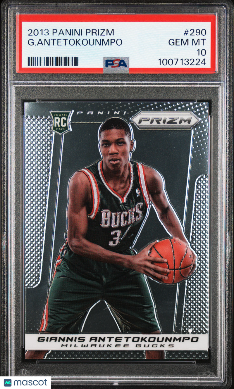 2013-14 Panini Prizm Basketball Giannis Antetokounmpo #290 RC