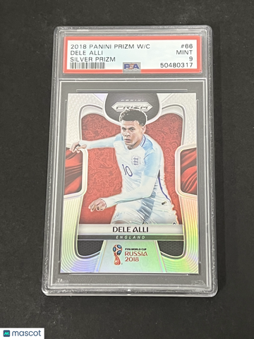 2018 Panini Prizm World Cup Dele Alli #66 Silver PSA 9
