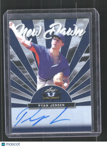 2019 Leaf Metal Draft Ryan Jensen #LT-RJ1 1990 Throwback Autographs AU