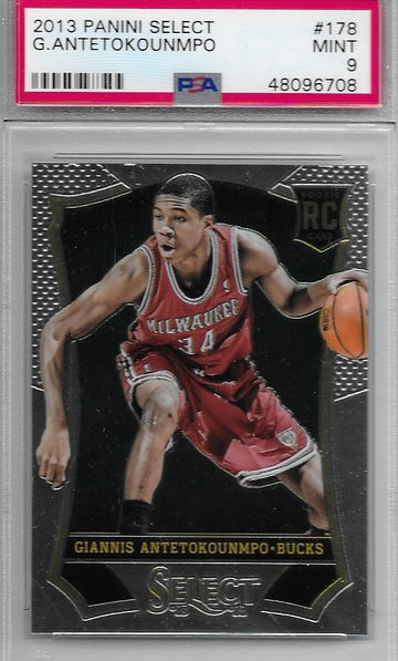 Giannis Antetokounmpo 2013 Panini Select PSA 9