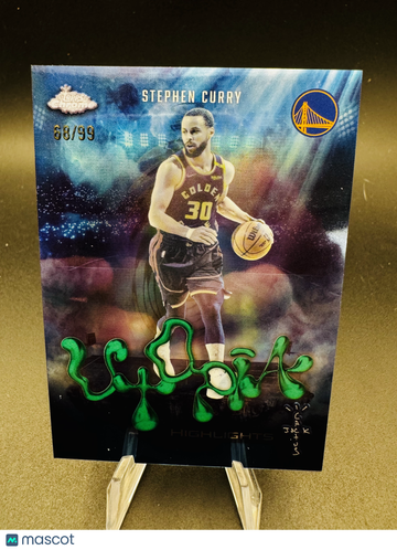 2026 Topps Chrome Utopia Highlights Stephen Curry #UH-11 Green /99