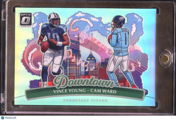 2025 Panini Donruss Optic Prizm Downtown Cam Ward Vince Young #2