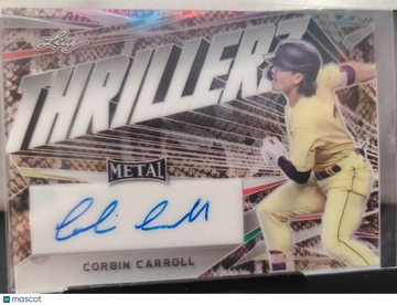 2022 Leaf Metal Corbin Carroll #Pre-Production Proof Pre-Production Proof Rookie Leaf