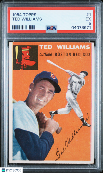 1954 Topps Ted Williams #1 PSA 5