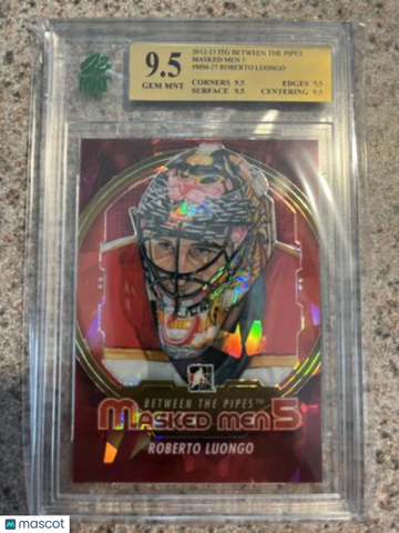 2012-13 In the Game Between the Pipes Roberto Luongo MNT 9.5