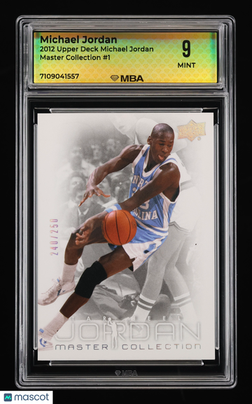2012 Upper Deck Michael Jordan Master Collection Michael Jordan #1 MBA 9