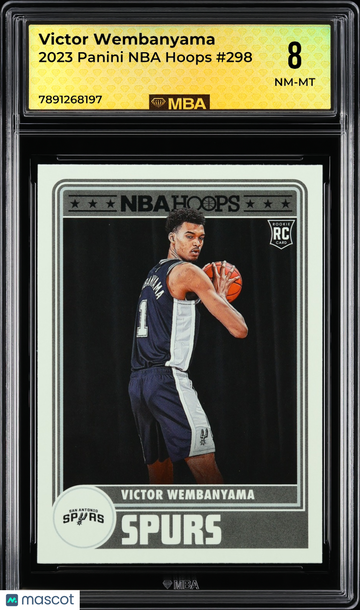 2023 Panini NBA Hoops Victor Wembanyama #298 MBA 8