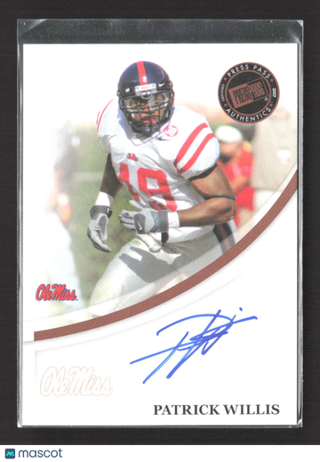 2007 Press Pass Authentics Patrick Willis #PPS-PW