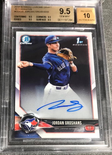 Jordan Groshans 2018 Bowman Chrome Auto