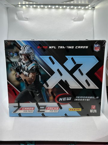 2020 Panini XR Football Hobby Box - Factory Sealed
