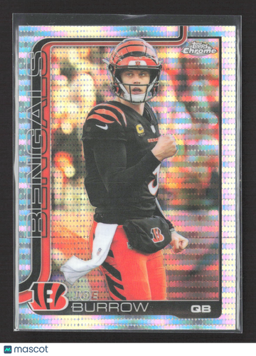 2025 Topps Chrome Joe Burrow #61 Prizm