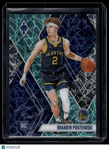 2023-24 Panini Phoenix Brandin Podziemski #295 Phoenix Teal Lazer RC